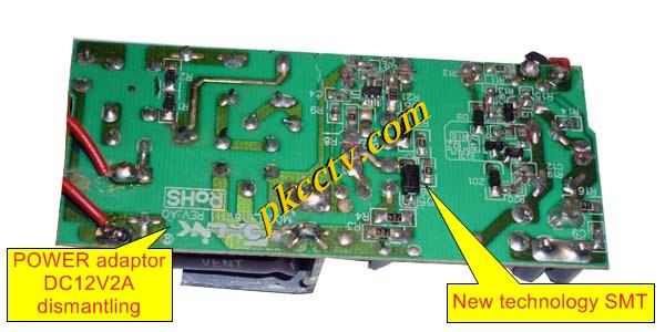 Camera power adapter PKA12V2A USA wallmout PCB board